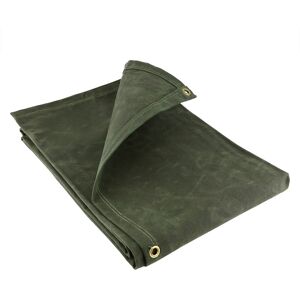 Gardeners Dream (1.2M x 2.4M) Groundmaster 21Oz Heavy Weight Canvas Tarpaulin - Durable Water Re Gardeners Dream (1.2M x 2.4M) Groundmaster 21Oz Heavy Weight Canvas Tarpaulin - Durable Water Re