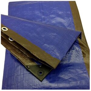 Gardeners Dream (1.5M x 2.5M) Brown/Blue Heavy Duty Tarpaulin Sheet Tarp Cover With Eyelets Gardeners Dream (1.5M x 2.5M) Brown/Blue Heavy Duty Tarpaulin Sheet Tarp Cover With Eyelets
