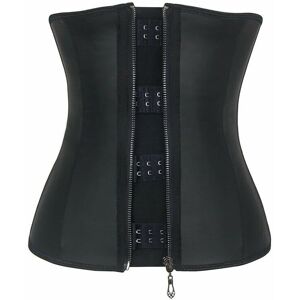 Unbranded (Black, XL) Corset Body Shaper Neoprene Waist Trainer Underbust Zipper Slimming Unbranded (Black, XL) Corset Body Shaper Neoprene Waist Trainer Underbust Zipper Slimming
