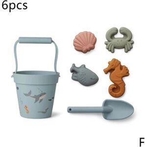 Unbranded (Ocean) Silicone Children Beach Toys 6 Pcs Kit Digging Sand Tool with Shovel Pl Unbranded (Ocean) Silicone Children Beach Toys 6 Pcs Kit Digging Sand Tool with Shovel Pl
