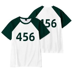 Unbranded (456, L) Squid Game Shirt Tshirts Number Netflix Kdrama Korean Seong Gi-Hun 456 Unbranded (456, L) Squid Game Shirt Tshirts Number Netflix Kdrama Korean Seong Gi-Hun 456