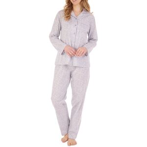 (Grey, 24/26) Slenderella PJ88103 Women's Floral Cotton Pyjama Set (Grey, 24/26) Slenderella PJ88103 Women's Floral Cotton Pyjama Set