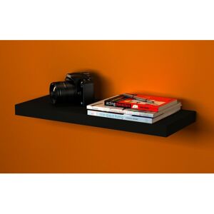 URBN Living (90x23.5cm, 2) Black Floating Wooden Wall Shelves Display Unit URBN Living (90x23.5cm, 2) Black Floating Wooden Wall Shelves Display Unit