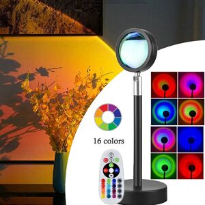 Ranpo Remote Control Sunset Lamp RGB 16-Color Projection with 180 Rotating Head, USB, Ranpo Remote Control Sunset Lamp RGB 16-Color Projection with 180 Rotating Head, USB,