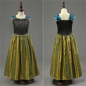 Unbranded (#7 Anna Dress A Black & Yellow Green, 5-6 Years) Frozen Girls Kids Elsa Fancy D Unbranded (#7 Anna Dress A Black & Yellow Green, 5-6 Years) Frozen Girls Kids Elsa Fancy D