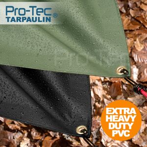 Pro-Tec Garden Products Limited (Black, 6ft X 5ft) PVC 600gsm Extra Heavy Duty Tarpaulin Waterproof Pro-Tec Garden Products Limited (Black, 6ft X 5ft) PVC 600gsm Extra Heavy Duty Tarpaulin Waterproof