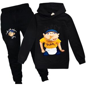 Unbranded (Black, 140cm/7-8 years) Jeffy Puppet Hoodies Kids Spring Autumn Hoodies+Trouser Unbranded (Black, 140cm/7-8 years) Jeffy Puppet Hoodies Kids Spring Autumn Hoodies+Trouser