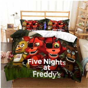 Unbranded (Red, EU-Single(2pcs):135×200cm) Five Nights At Freddy's Cartoon Bear Bedding Se Unbranded (Red, EU-Single(2pcs):135×200cm) Five Nights At Freddy's Cartoon Bear Bedding Se