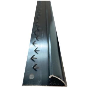 Royale (Black, 3ft) Metal Threshold Strip Door Bar Carpet To Vinyl/Lino Single Edge Doo Royale (Black, 3ft) Metal Threshold Strip Door Bar Carpet To Vinyl/Lino Single Edge Doo