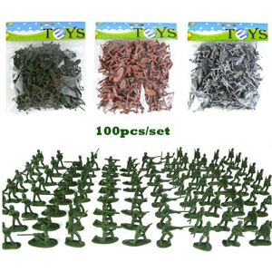 Unbranded 100pcs Color Random Military Plastic Toy Soldiers Army Men Figures In 12 Poses Unbranded 100pcs Color Random Military Plastic Toy Soldiers Army Men Figures In 12 Poses