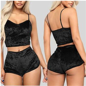 Unbranded (Black, 3XL) Womens Pyjamas Set Nightwear Ladies Cami Shorts Pjs Lingerie Sexy S Unbranded (Black, 3XL) Womens Pyjamas Set Nightwear Ladies Cami Shorts Pjs Lingerie Sexy S