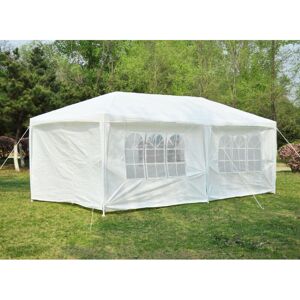 MCC 3x6m Joint Gazebo with Side Panels Waterproof Party Tent Marquee Steel Fram MCC 3x6m Joint Gazebo with Side Panels Waterproof Party Tent Marquee Steel Fram