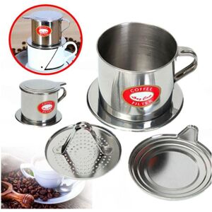 Unbranded Stainless Steel Drip Filter Coffee Pot Tea Pot Vietnam Style Coffee Maker Unbranded Stainless Steel Drip Filter Coffee Pot Tea Pot Vietnam Style Coffee Maker