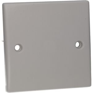 kenable 1 Gang Blanking Plate Cover Curved Edge Rounded Faceplate White kenable 1 Gang Blanking Plate Cover Curved Edge Rounded Faceplate White
