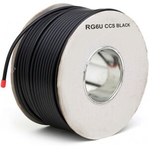 kenable 75 Ohms RG6U Coaxial Sky Satellite Cable Reel 100m Lead Black kenable 75 Ohms RG6U Coaxial Sky Satellite Cable Reel 100m Lead Black