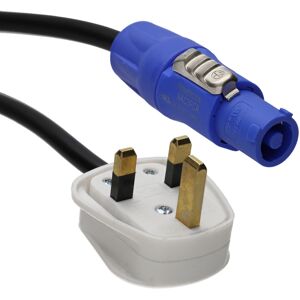 kenable Neutrik Powercon NAC3FCA 20A with 13A 3 pin UK Mains Plug 1.5m kenable Neutrik Powercon NAC3FCA 20A with 13A 3 pin UK Mains Plug 1.5m