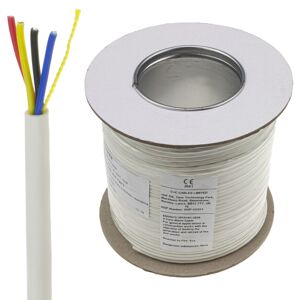 kenable 4 Core CCA Signal Cable for Alarm or Intercom Systems 100m White kenable 4 Core CCA Signal Cable for Alarm or Intercom Systems 100m White