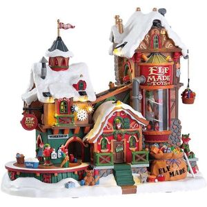 Lemax Large Animation : Santa's Wonderland Elf Made Toy Factory, Plug-in 4.5V Ad Lemax Large Animation : Santa's Wonderland Elf Made Toy Factory, Plug-in 4.5V Ad