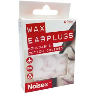 Unbranded Noise-X Wax Ear Plugs 6 Pairs 0155, Great For Sleeping, Perfect For Studying, Id Unbranded Noise-X Wax Ear Plugs 6 Pairs 0155, Great For Sleeping, Perfect For Studying, Id