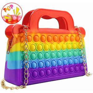 Unbranded Popit Bubble Cross Body Purse Shoulder Bag Handbags Fidget Sensory Toy Woman Kid Unbranded Popit Bubble Cross Body Purse Shoulder Bag Handbags Fidget Sensory Toy Woman Kid