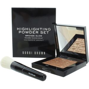 Bobbi Brown Highlighting Face Powder & Brush Set Bronze Glow Bobbi Brown Highlighting Face Powder & Brush Set Bronze Glow