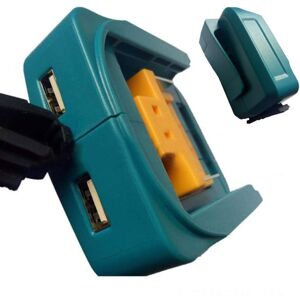 Unbranded Port Charger Dual USB Phone Adapter For Makita 18 14.4v BL1830 Unbranded Port Charger Dual USB Phone Adapter For Makita 18 14.4v BL1830