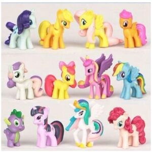 Unbranded 12 Pcs My Little Pony Figures Toys Cake Topper Unbranded 12 Pcs My Little Pony Figures Toys Cake Topper