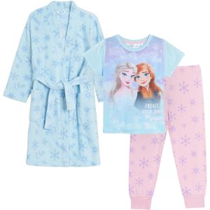 (9-10 Years) Disney Frozen 2 Dressing Gown + Pyjamas for Girls 3pc Set Kids Bath (9-10 Years) Disney Frozen 2 Dressing Gown + Pyjamas for Girls 3pc Set Kids Bath