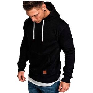Unbranded (Black, XL) Mens Comfy Casual Hoodies Sweatshirt Jumper Pullover Outwear Coat To Unbranded (Black, XL) Mens Comfy Casual Hoodies Sweatshirt Jumper Pullover Outwear Coat To