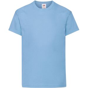 (7-8 Years, Sky Blue) Fruit Of The Loom Childrens/Kids Original Short Sleeve T-S (7-8 Years, Sky Blue) Fruit Of The Loom Childrens/Kids Original Short Sleeve T-S