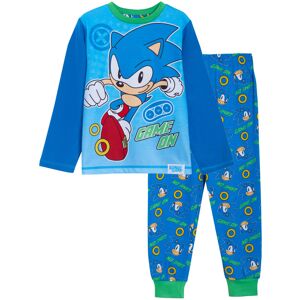 (7-8 Years) Boys Sonic The Hedgehog Pyjamas Sega Full Length Pjs T-Shirt + Loung (7-8 Years) Boys Sonic The Hedgehog Pyjamas Sega Full Length Pjs T-Shirt + Loung