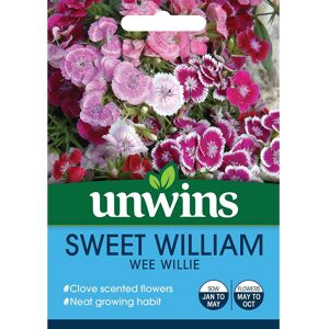 Unwins Grow Your Own Garden Flowers Sweet William Wee Willie Seeds Packet Unwins Grow Your Own Garden Flowers Sweet William Wee Willie Seeds Packet