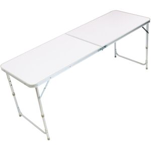 Oypla White 4ft Folding Camping Table Oypla White 4ft Folding Camping Table