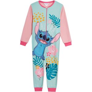 (11-12 Years) Disney Stitch Girls All In One Pyjamas For Kids Lilo Fleece Pjs Zi (11-12 Years) Disney Stitch Girls All In One Pyjamas For Kids Lilo Fleece Pjs Zi