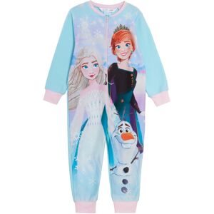 (5-6 Years) Disney Frozen 2 Girls All In One Pyjamas Kids Fleece Pjs Elsa Anna L (5-6 Years) Disney Frozen 2 Girls All In One Pyjamas Kids Fleece Pjs Elsa Anna L