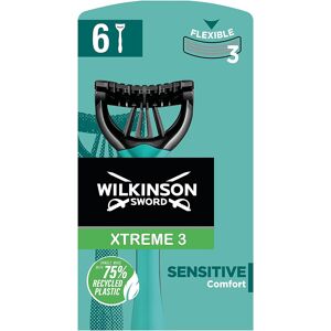 Wilkinson Sword Xtreme 3 Sensitive Disposable Razors, Pack of 6 Wilkinson Sword Xtreme 3 Sensitive Disposable Razors, Pack of 6