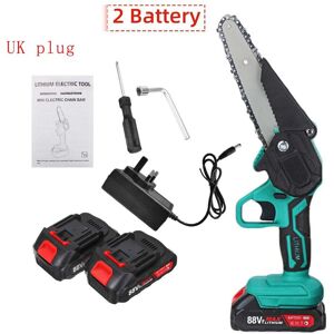 Unbranded 6'' Cordless Electric Chain Saw Wood Cutter One-Hand Saw Woodworking Unbranded 6'' Cordless Electric Chain Saw Wood Cutter One-Hand Saw Woodworking
