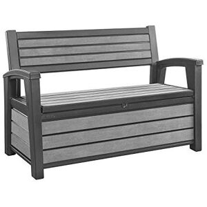 Keter Hudson 60 Gallon Plastic Resin Weather Resistant Outdoor Backyard Patio St Keter Hudson 60 Gallon Plastic Resin Weather Resistant Outdoor Backyard Patio St