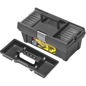 URBN Living (16) Large Plastic Black Chest Lid Storage Toolbox URBN Living (16) Large Plastic Black Chest Lid Storage Toolbox