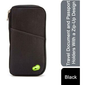 Unbranded (Black) Travel Document&Passport Holders With Zip-UpDesign Unbranded (Black) Travel Document&Passport Holders With Zip-UpDesign