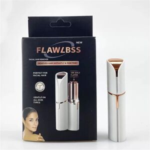 Unbranded (White) Facial Hair Remover (USB Rechargeable) Gold Plated Unbranded (White) Facial Hair Remover (USB Rechargeable) Gold Plated