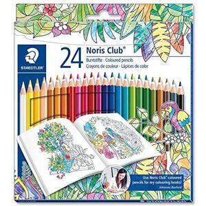 Staedtler 144 C24JB Noris Club Colouring Pencils, Johanna Basford Edition - Asso Staedtler 144 C24JB Noris Club Colouring Pencils, Johanna Basford Edition - Asso