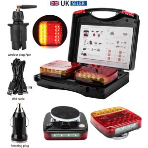Unbranded LED Magnetic Wireless Rear Tail Lights Battery Operated Tail Trailer UK Unbranded LED Magnetic Wireless Rear Tail Lights Battery Operated Tail Trailer UK