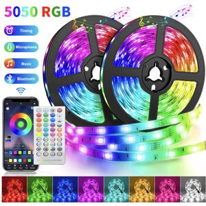 Ranpo (10M) 20M-5M LED Strip Lights With 40 Keys Flat Shell Bluetooth Music 5050SMD DC Ranpo (10M) 20M-5M LED Strip Lights With 40 Keys Flat Shell Bluetooth Music 5050SMD DC