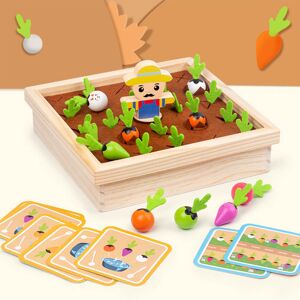 VISIONTech Vegetable Memory Wooden Educational Toys for Children 3 Years Old Pulling Radish VISIONTech Vegetable Memory Wooden Educational Toys for Children 3 Years Old Pulling Radish