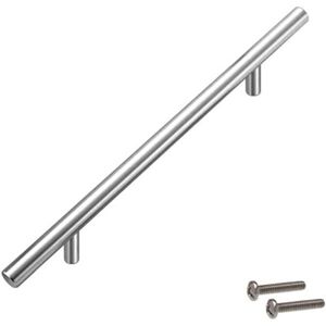 Unbranded (Stainless Steel, 12*400*256mm) 64-320mm Hole T Bar Bathroom Kitchen Cupboard Dr Unbranded (Stainless Steel, 12*400*256mm) 64-320mm Hole T Bar Bathroom Kitchen Cupboard Dr