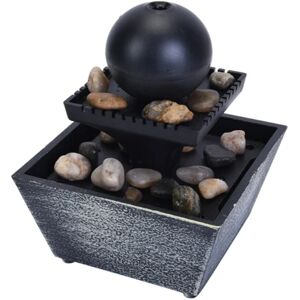 Gr8 Home (4 LED Round Ball) Desktop Water Feature Indoor Fountain Waterfall Polyresin Tab Gr8 Home (4 LED Round Ball) Desktop Water Feature Indoor Fountain Waterfall Polyresin Tab