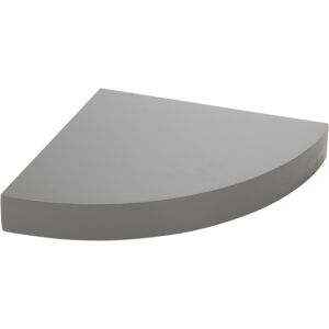 URBN Living (Grey) 3 x Floating Wooden Wall Mount Corner Shelf MDF URBN Living (Grey) 3 x Floating Wooden Wall Mount Corner Shelf MDF