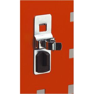 Loops 5 PACK - 25mm Spring Clip Tool Storage Hook - Square PERFO Mount - Push Pull Arm Loops 5 PACK - 25mm Spring Clip Tool Storage Hook - Square PERFO Mount - Push Pull Arm