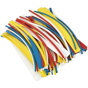 Loops 100 Piece Mixed Colour Heat Shrink Tubing Assortment - 200mm Length - Thin Wall Loops 100 Piece Mixed Colour Heat Shrink Tubing Assortment - 200mm Length - Thin Wall